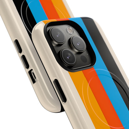 Vivid Stripe Harmony iPhone 14 Pro Case - Tough+