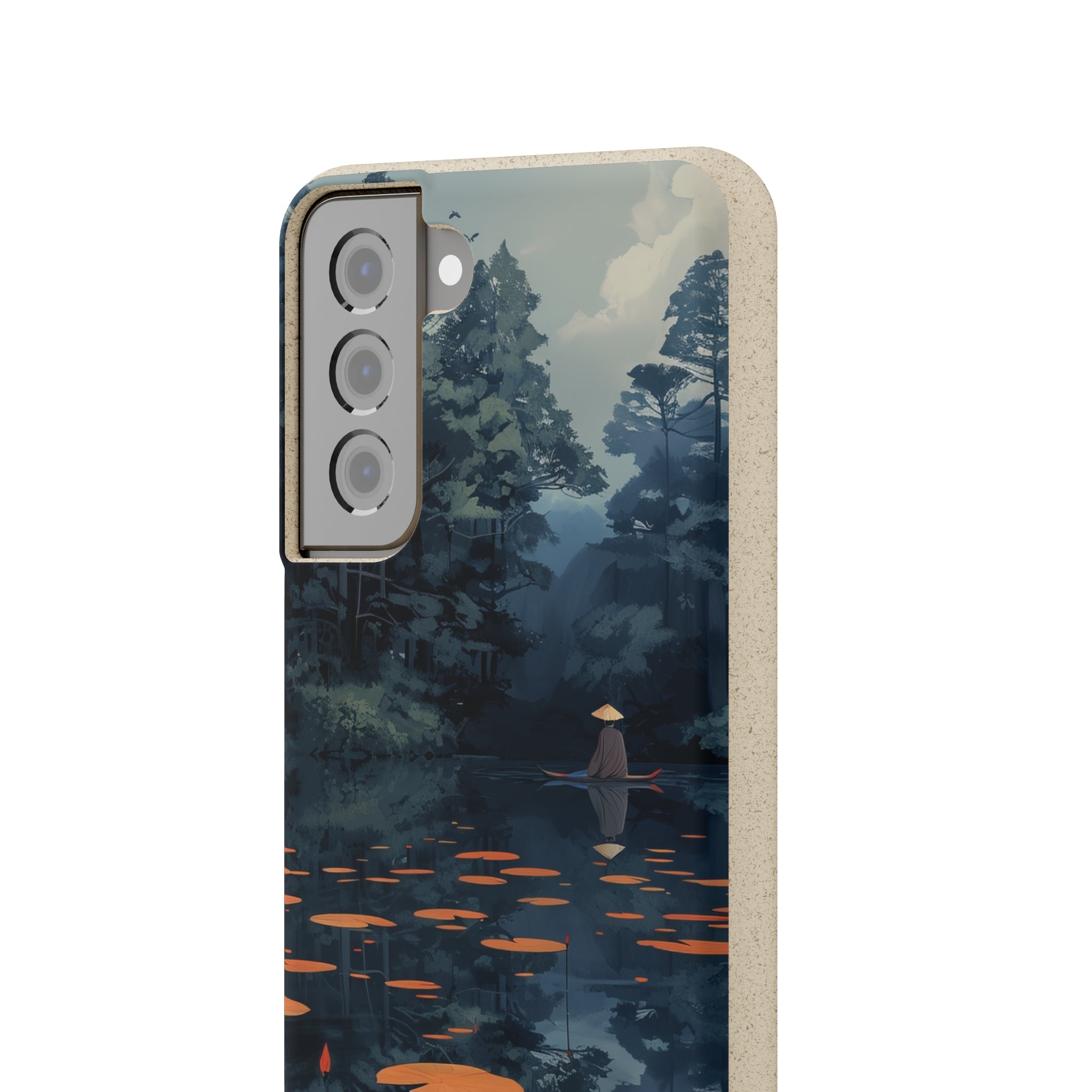 Tranquil Lotus Serenity | Biodegradable Phone Case