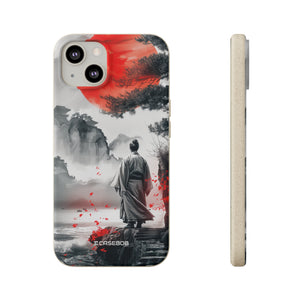 Serene Samurai Sunrise | Biodegradable Phone Case