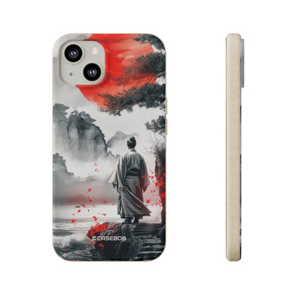 Serene Samurai Sunrise | Biodegradable Phone Case