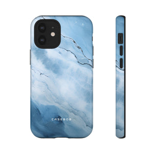 Light Navy Marble - Protective Phone Case