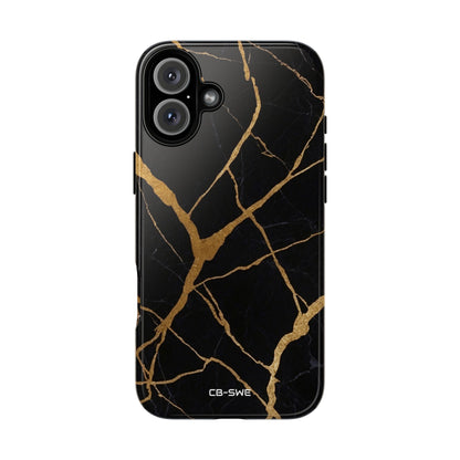 Golden Veins Twist - iPhone Case
