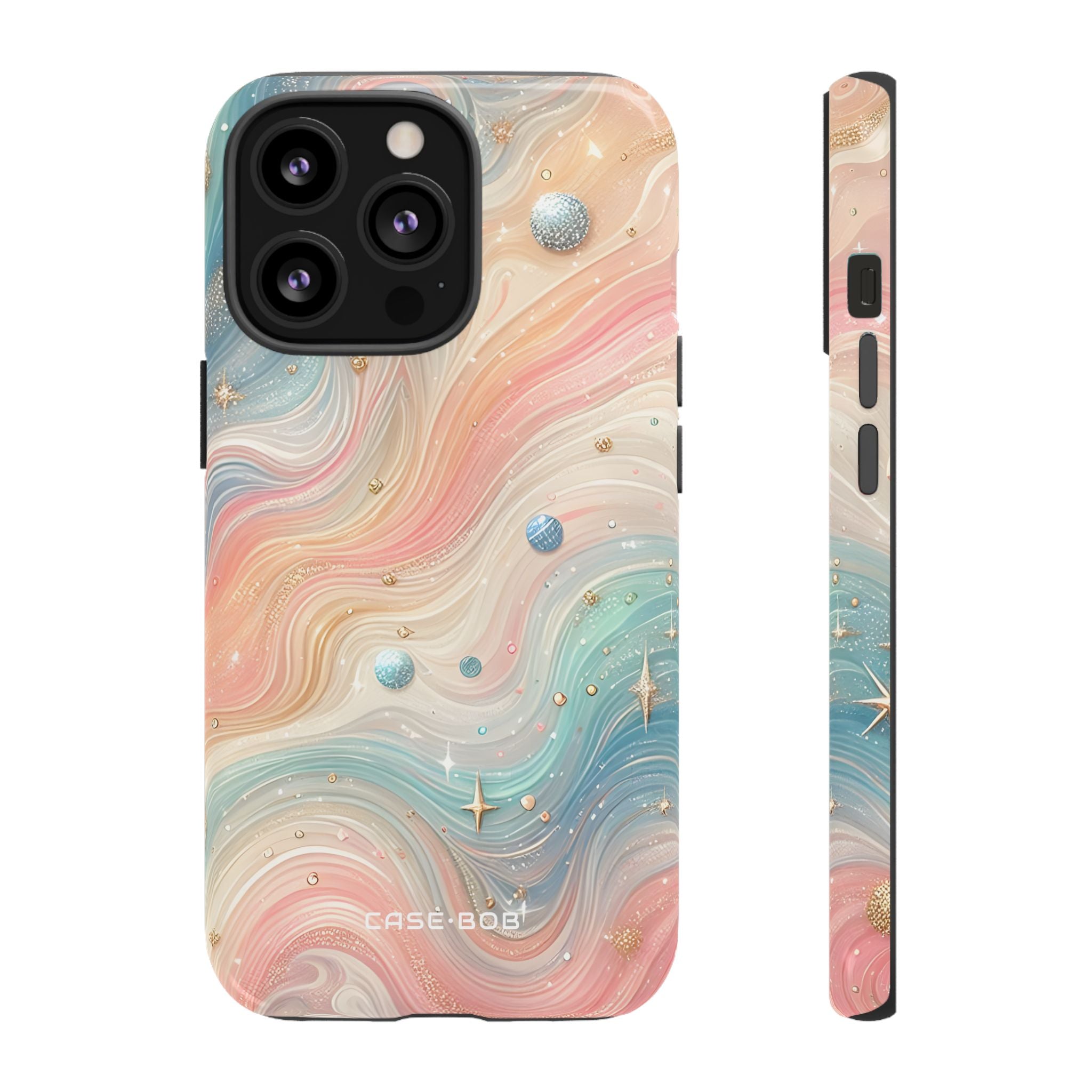 Iridescent Swirls iPhone 13 Pro Case - Tough
