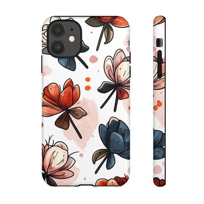 Vibrant Floral Harmony - iPhone Case