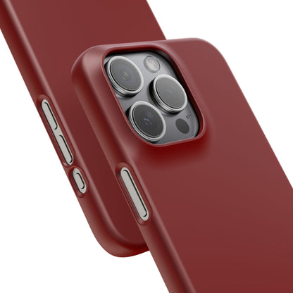 Maroon iPhone 15 - Slim Phone Case