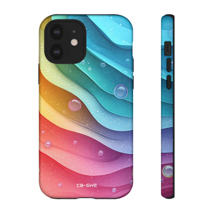 Waves Dance Playfully - iPhone Case