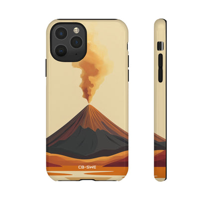 Volcano Erupts Brightly - iPhone Case