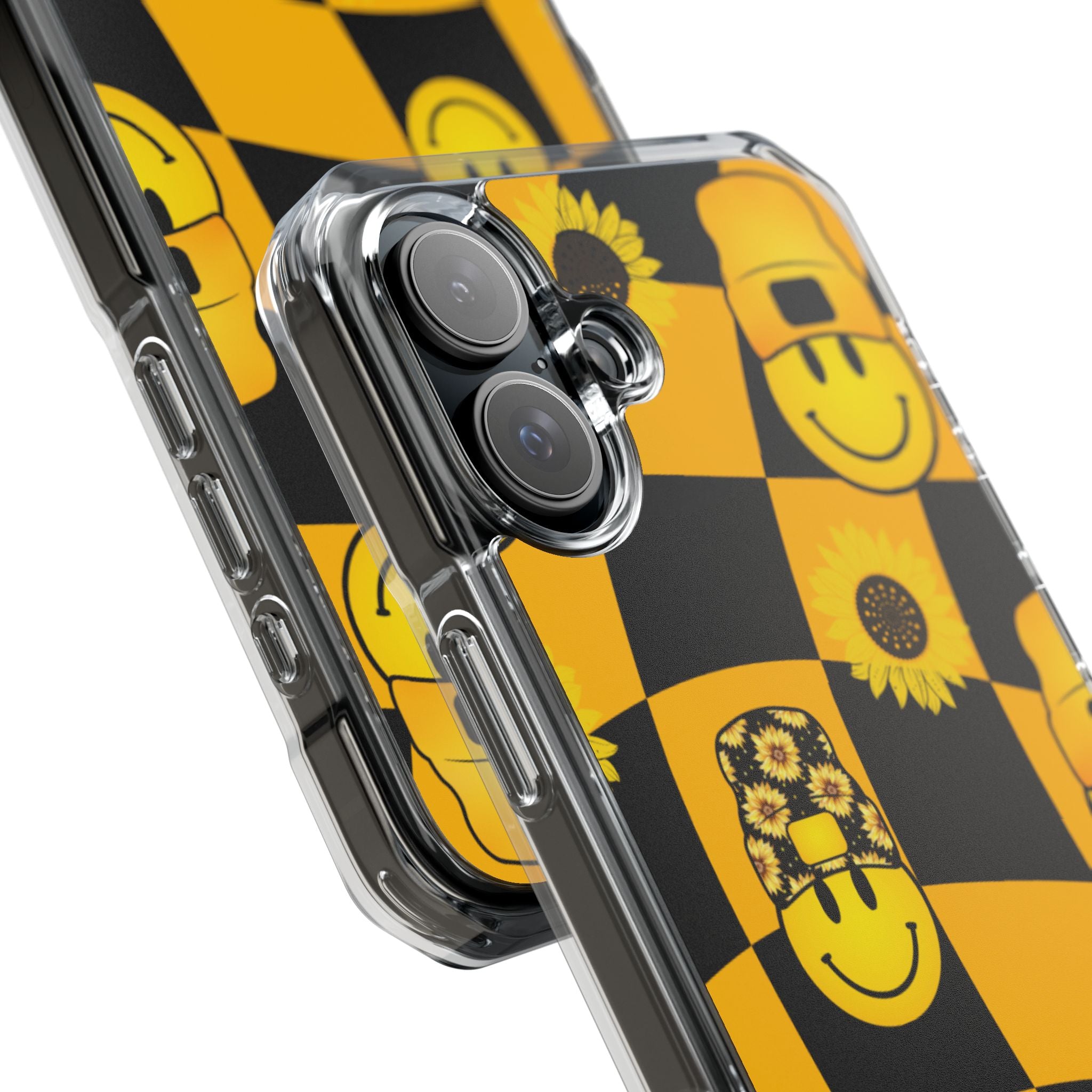 Joyful Checkered Smiles iPhone Case - Impact