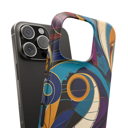 Vintage Vortex Harmony iPhone 16 - Slim Phone Case