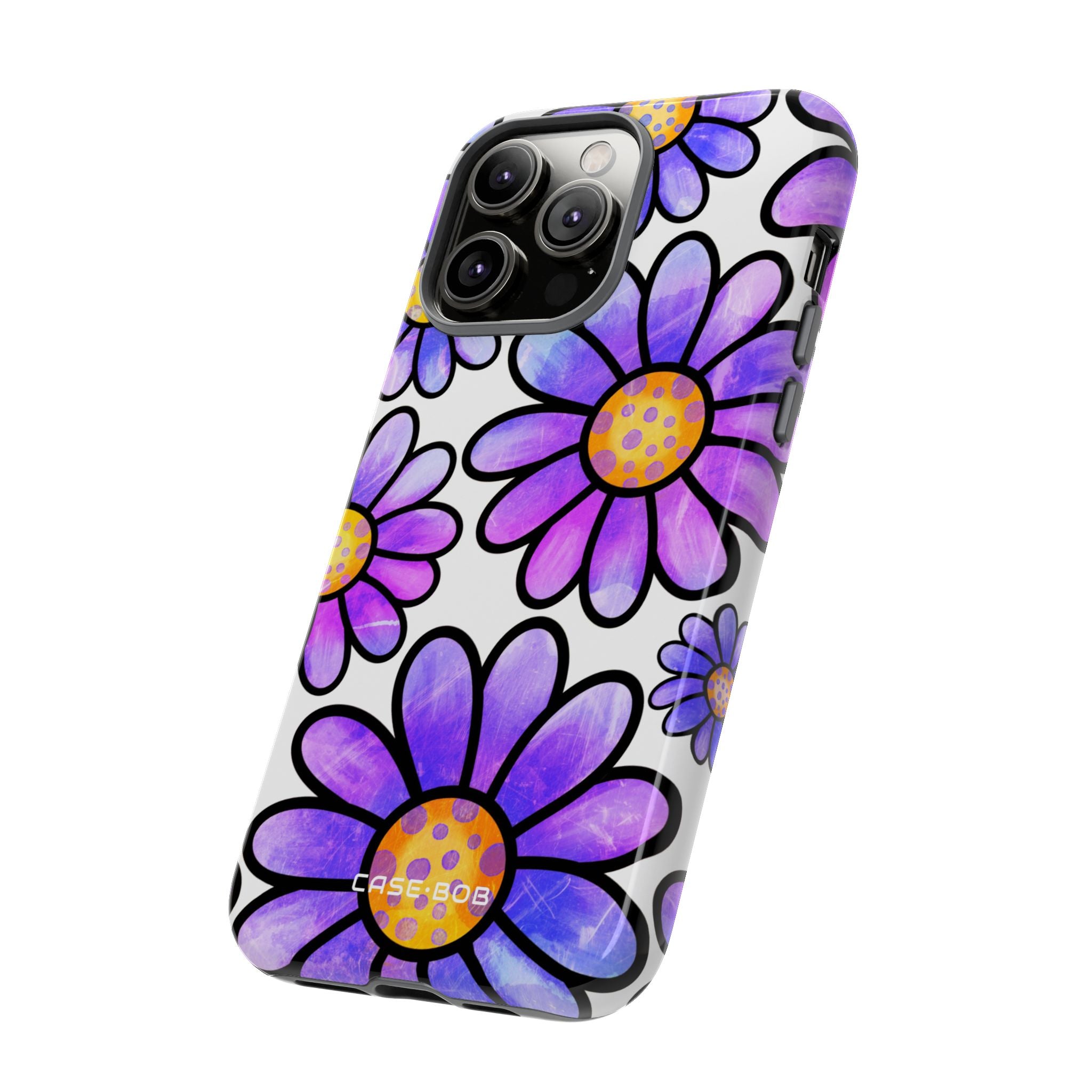 Polka Dot Blooms iPhone 14 Pro Max Case - Tough