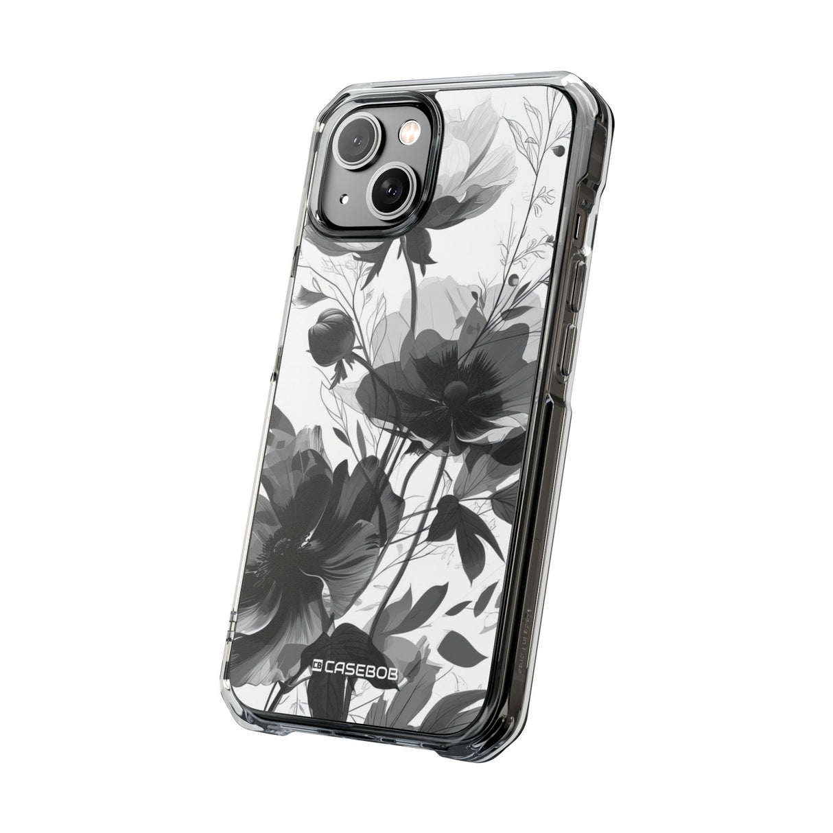 Botanical Elegance – Handyhülle für iPhone (Clear Impact – Magnetisch)