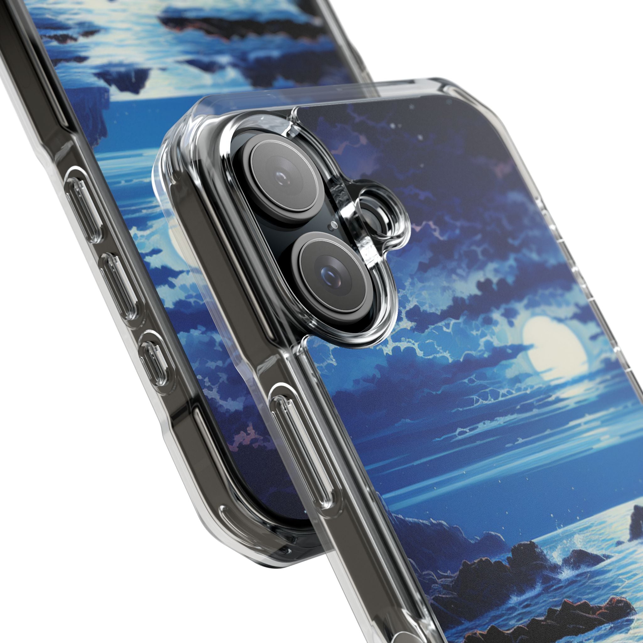Moonlit Sea Dance iPhone Case - Impact
