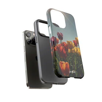 Tulips Embrace Sunlight - iPhone Case