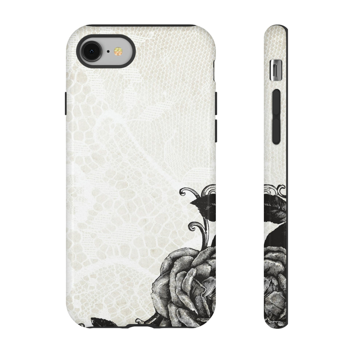 Rosett Gothic Flower - Protective Phone Case