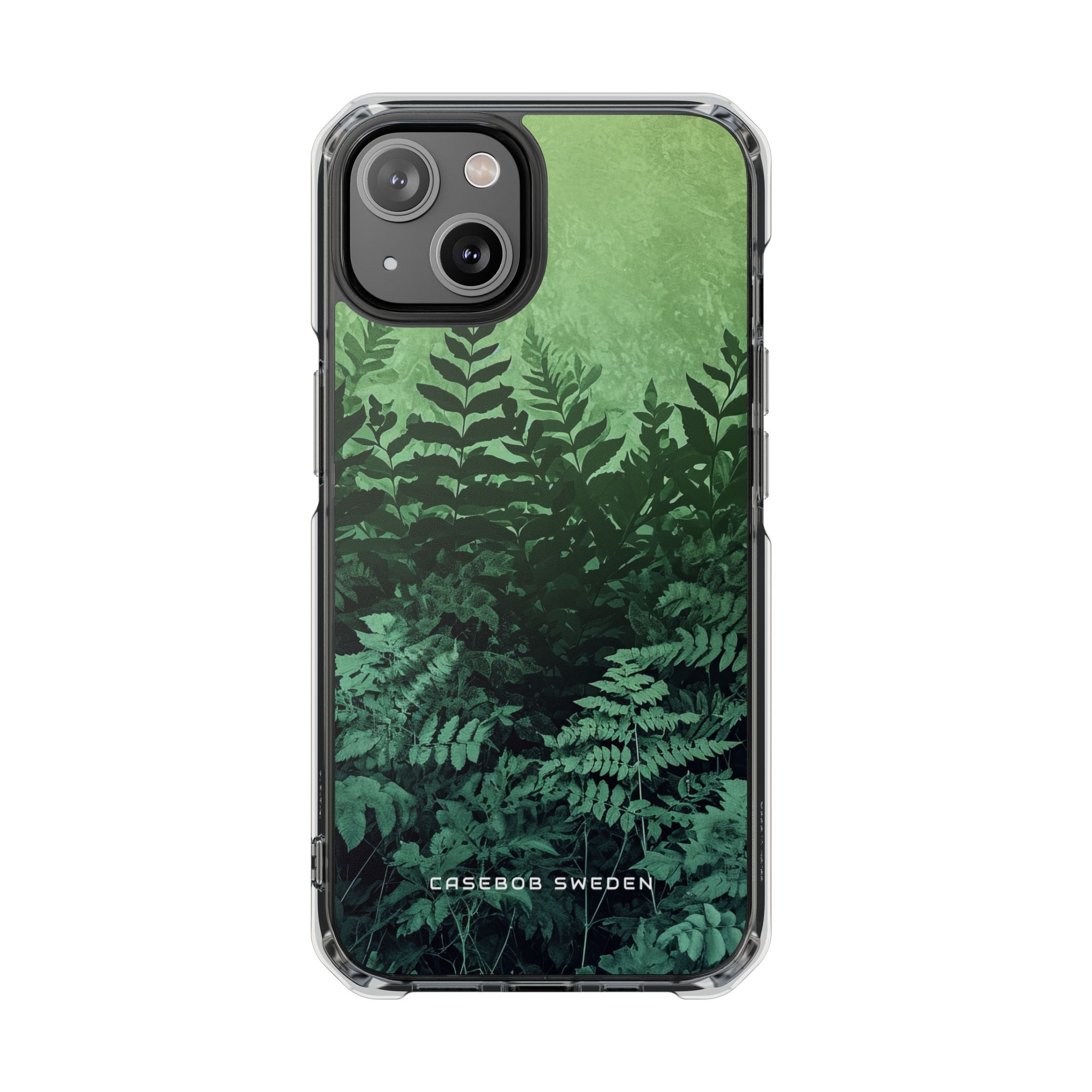 Gradient Fernscape Lush iPhone 14 - Clear Impact Phone Case