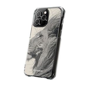 Majestic Linework - Phone Case for iPhone (Clear Impact - Magnetic)