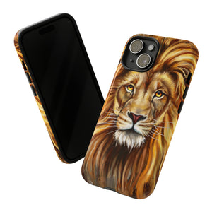 Lion head Digital Painting - Protective Phone Case