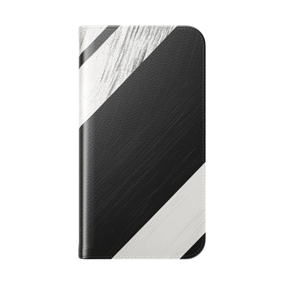 Striped Texture - iPhone 15 Case - Wallet