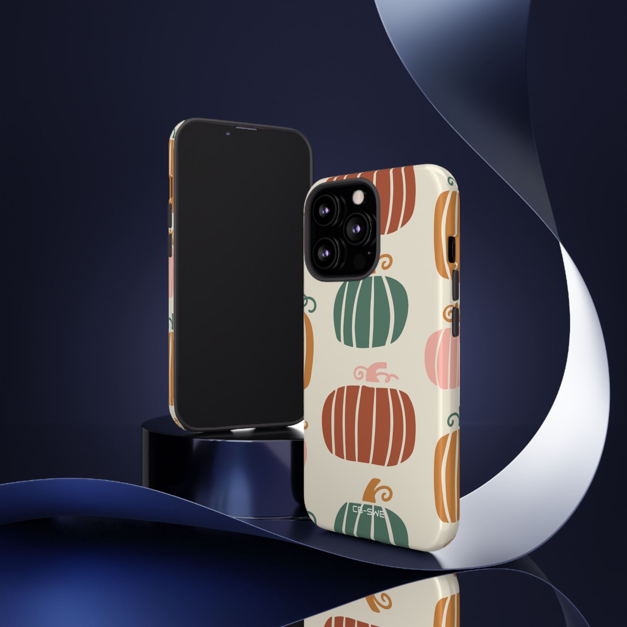 Whimsical Pumpkin Harmony - iPhone Case
