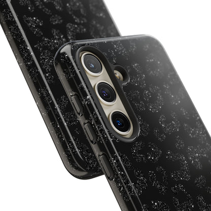 Glittery Leopard Elegance - Samsung Case