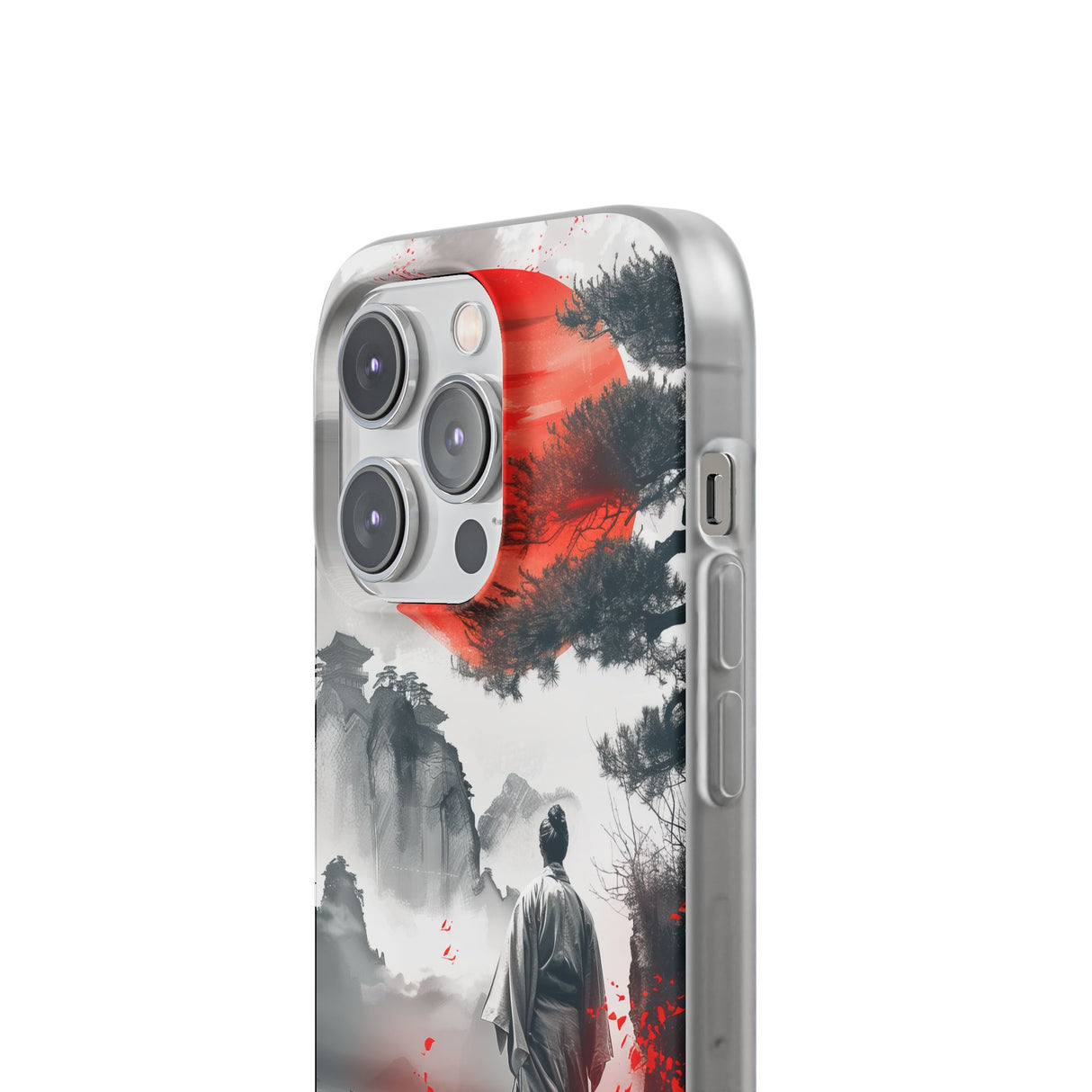 Serene Samurai Sunrise | Flexible Phone Case for iPhone