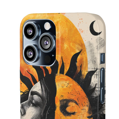 Sunlit Duality | Slim Phone Case for iPhone