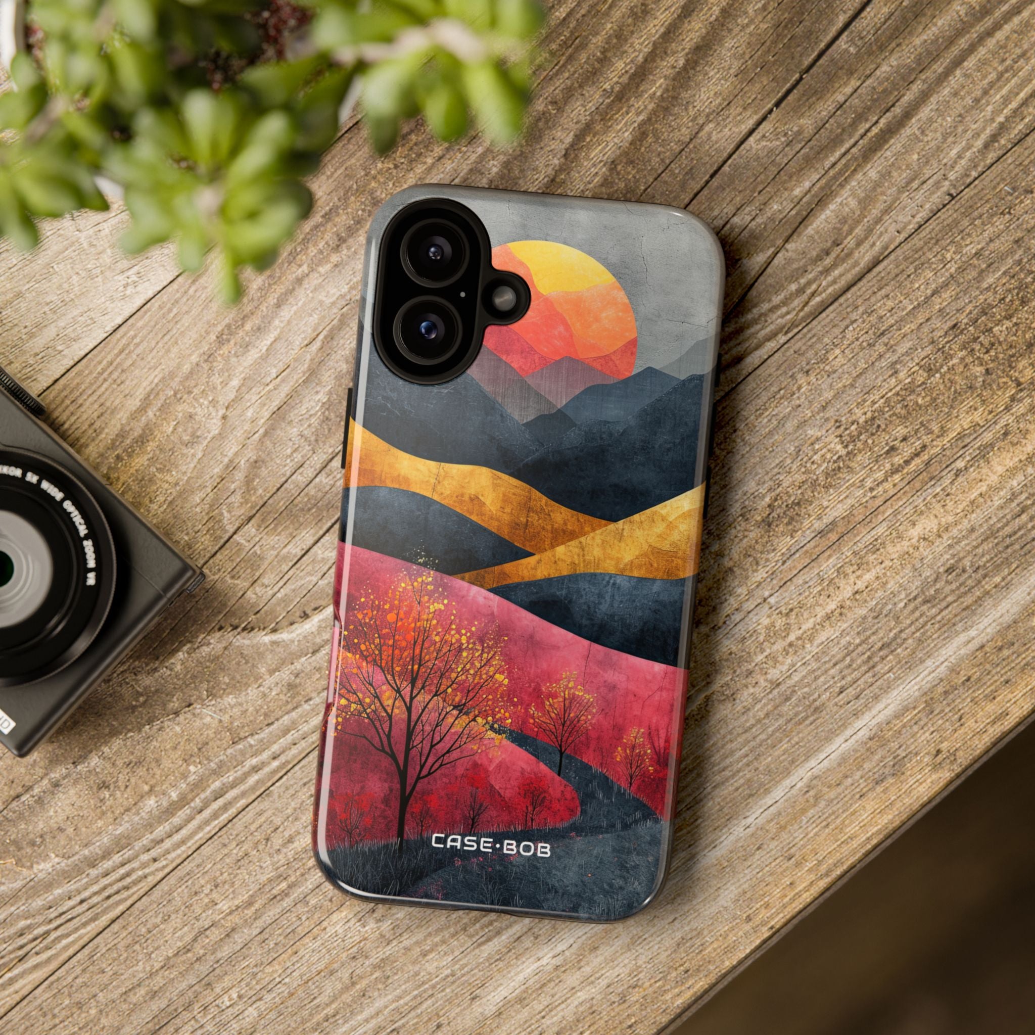 Sunset Mountains iPhone 16 Plus Case - Tough