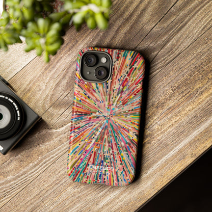 Esplosione di Colori Radianti iPhone 15 - Tough