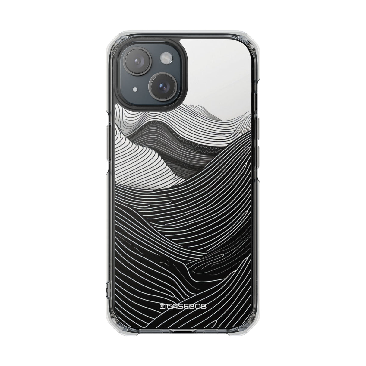 Optical Fluidity - Phone Case for iPhone (Clear Impact - Magnetic)