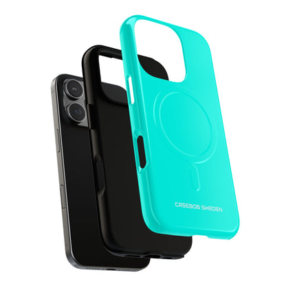 Turquoise Blue - Tough + MagSafe® iPhone 16 Phone Case