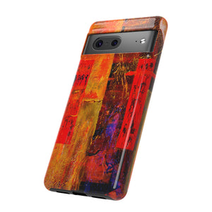 Red Oil Painting - Protective Phone Case