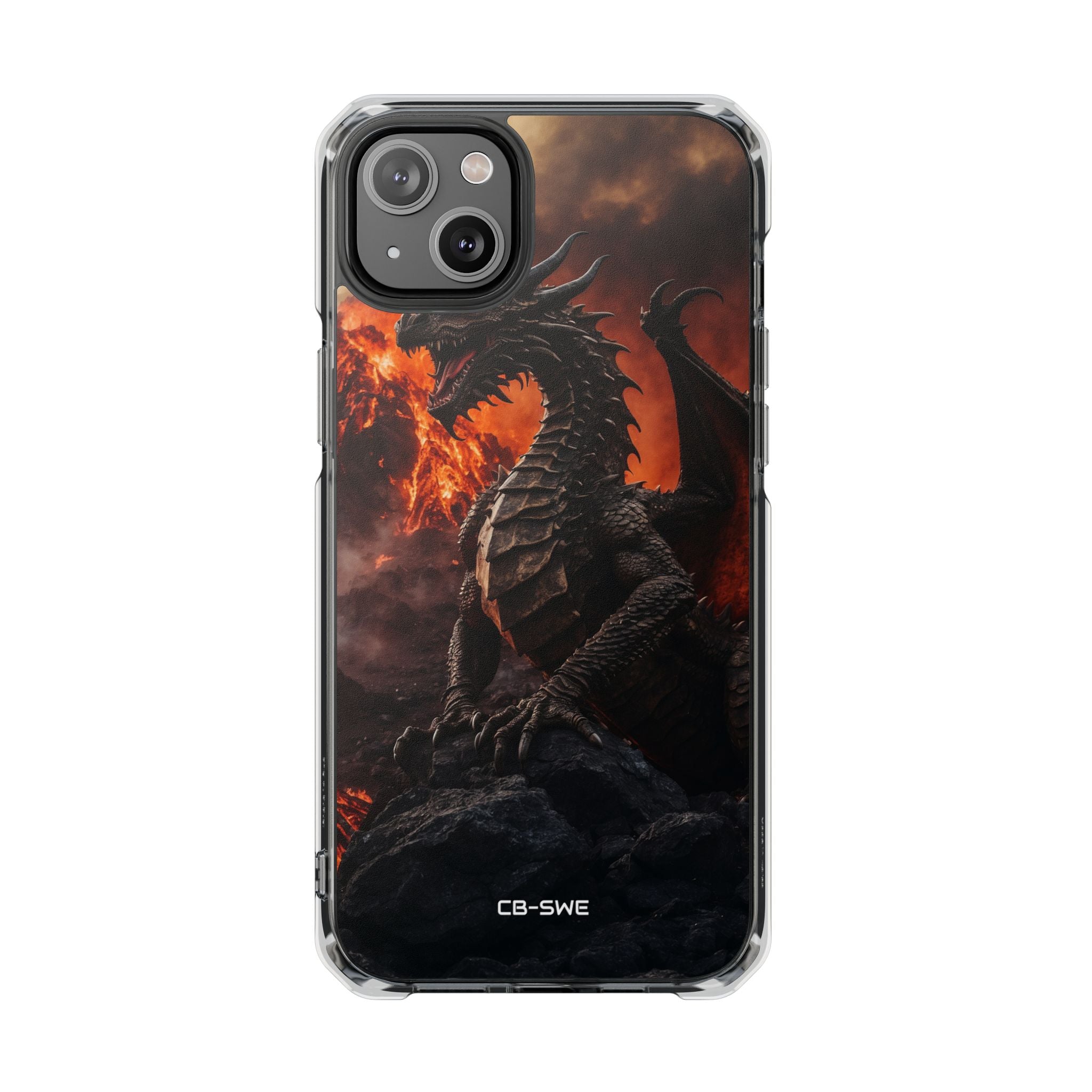 Fiery Dragon Soars iPhone Case - Impact
