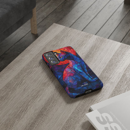 Cat Silhouettes Glow - Samsung Case