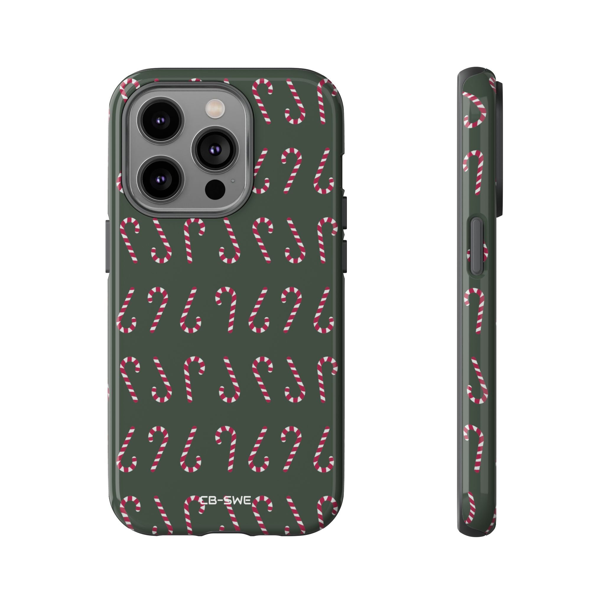 Candy Canes Aligned - iPhone Case