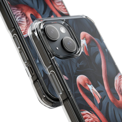 Flamingos Embrace Nature iPhone Case - Impact