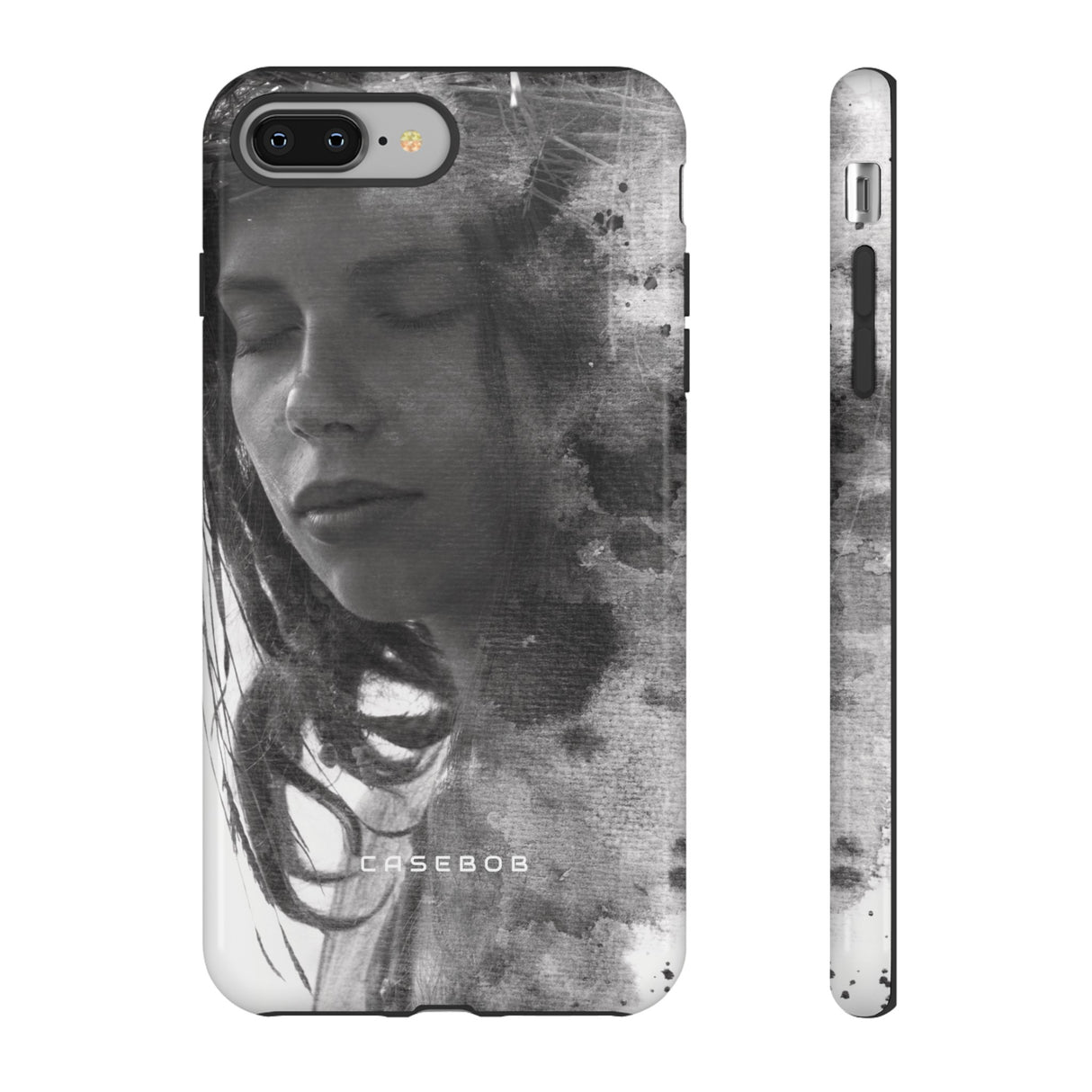 Portrait Lady Phone Case - Protective Phone Case