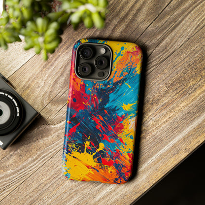 Artistic Brushstroke Bliss - Protective Phone Case