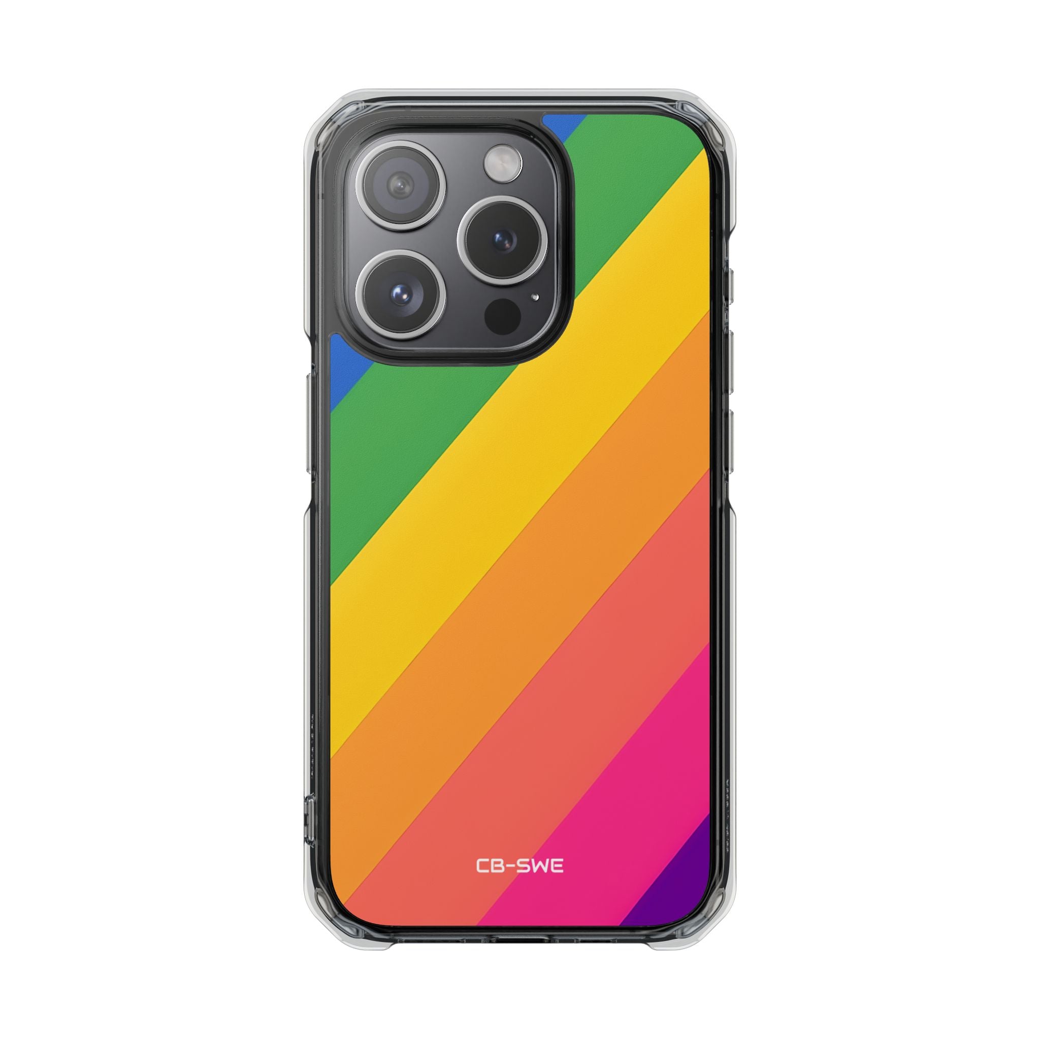 Vibrant Geometric Spectrum iPhone Case - Impact