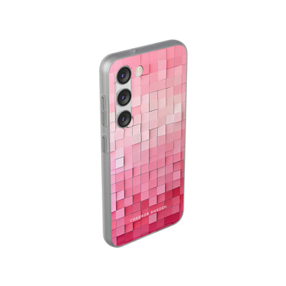 Gradient Pink Mosaic Samsung S23 - Flexi Phone Case