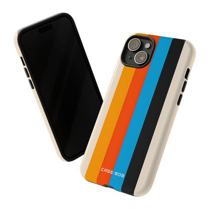 Vivid Stripe Harmony iPhone 15 Plus Case - Tough