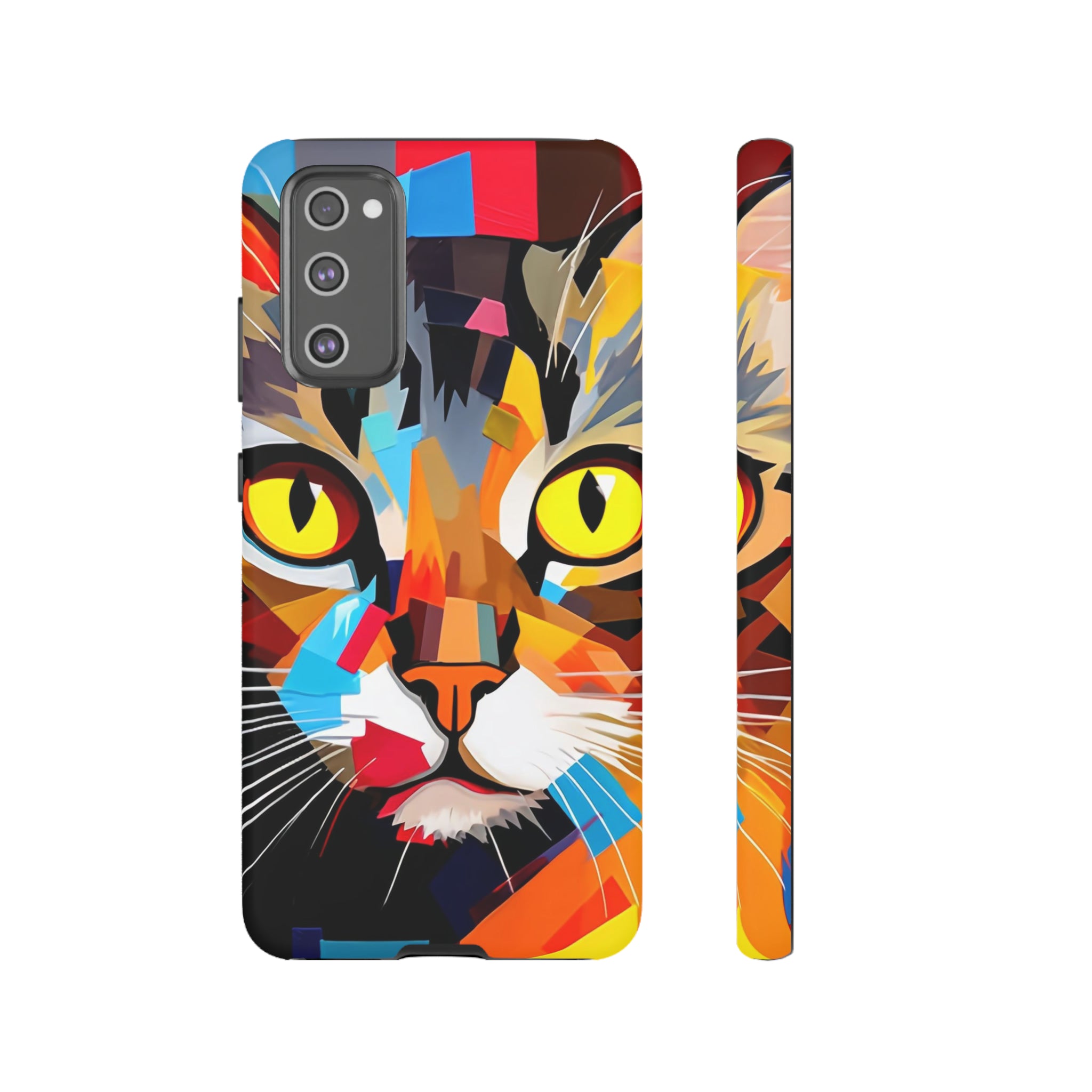 Abstract Kitty Palette Samsung Case (Protective)