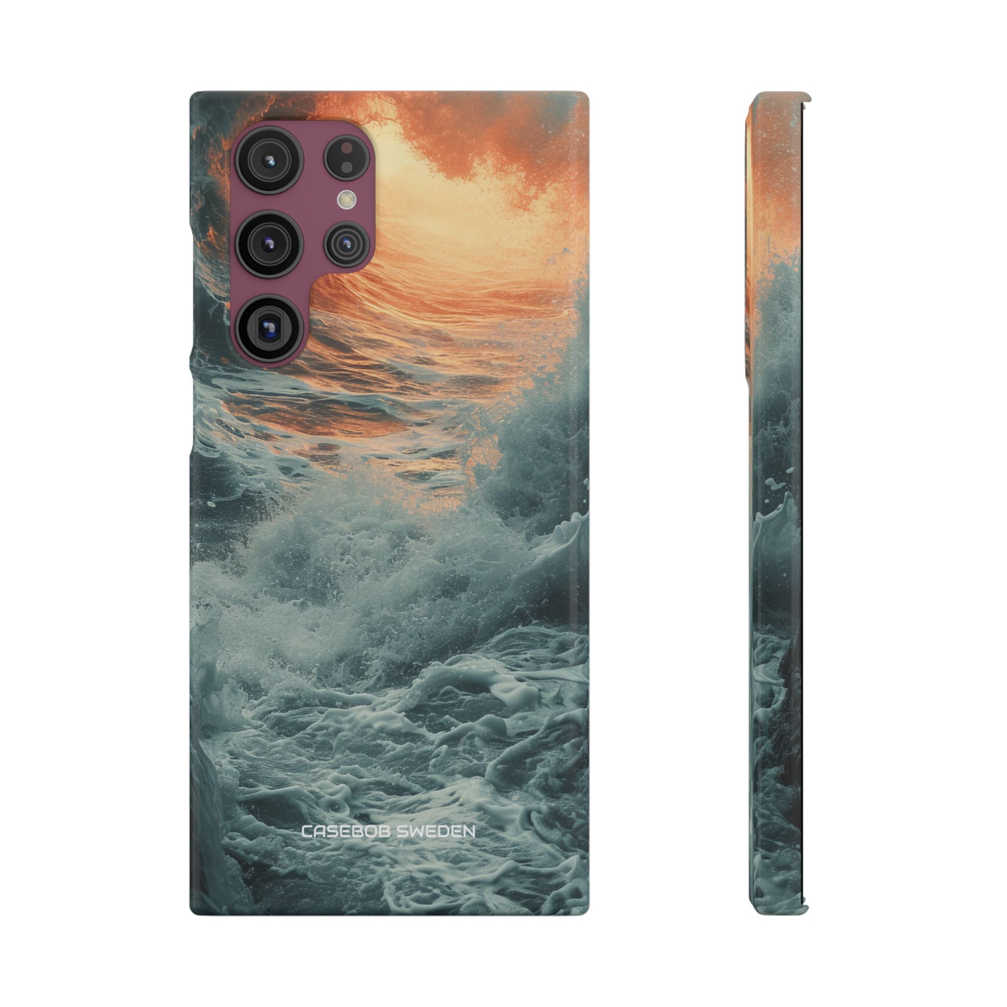 Fiery Wave Power - Slim Samsung S22 Phone Case