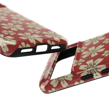 Retro Red Florals - Google Pixel Case