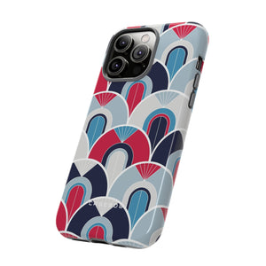 Blue Retro - Protective Phone Case