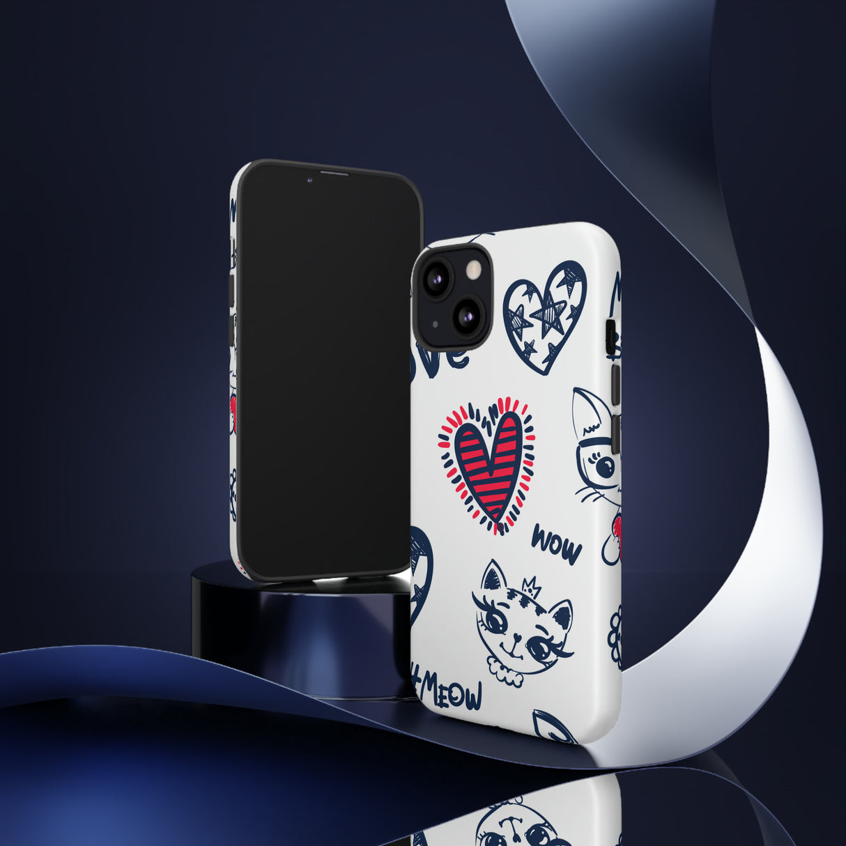 Cute Cat Wallpaper - Protective Phone Case