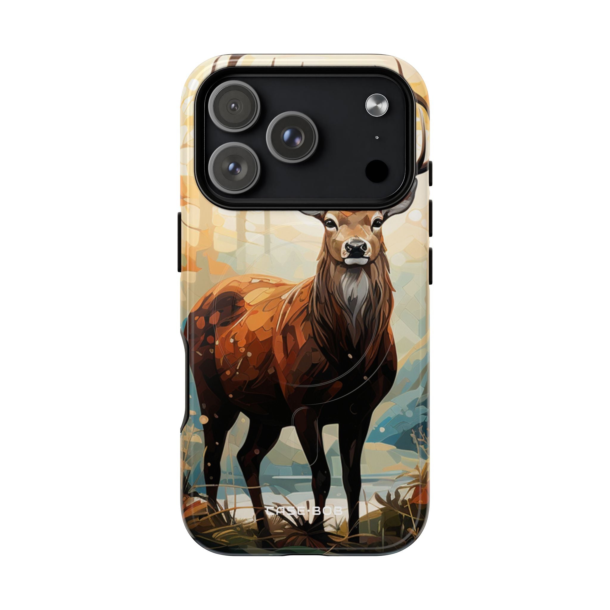 Glowing Stag iPhone 17 Pro Case - Tough+