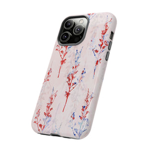 Pink Vintage Flowers - Protective Phone Case