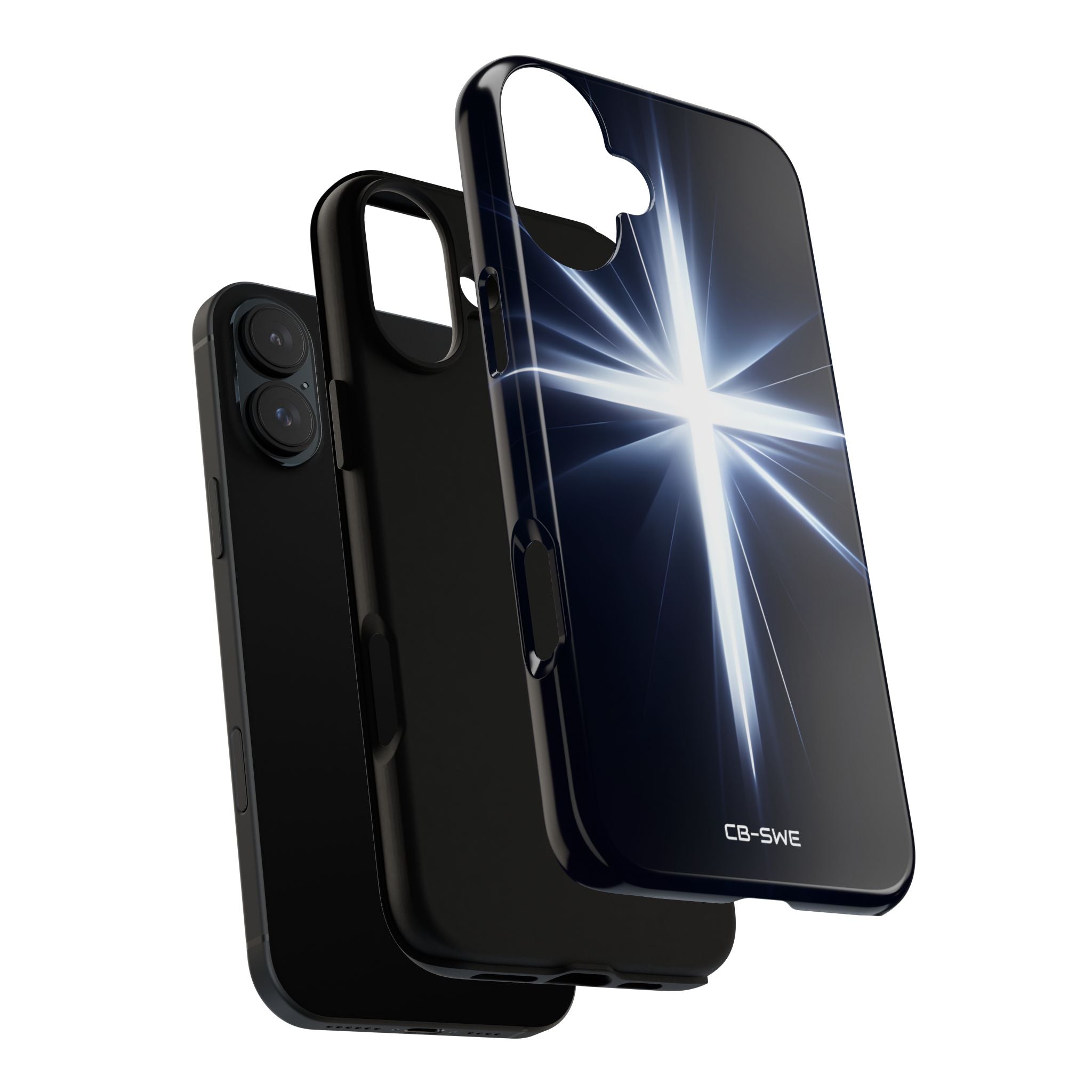 Luminous Cross Radiance - iPhone Case