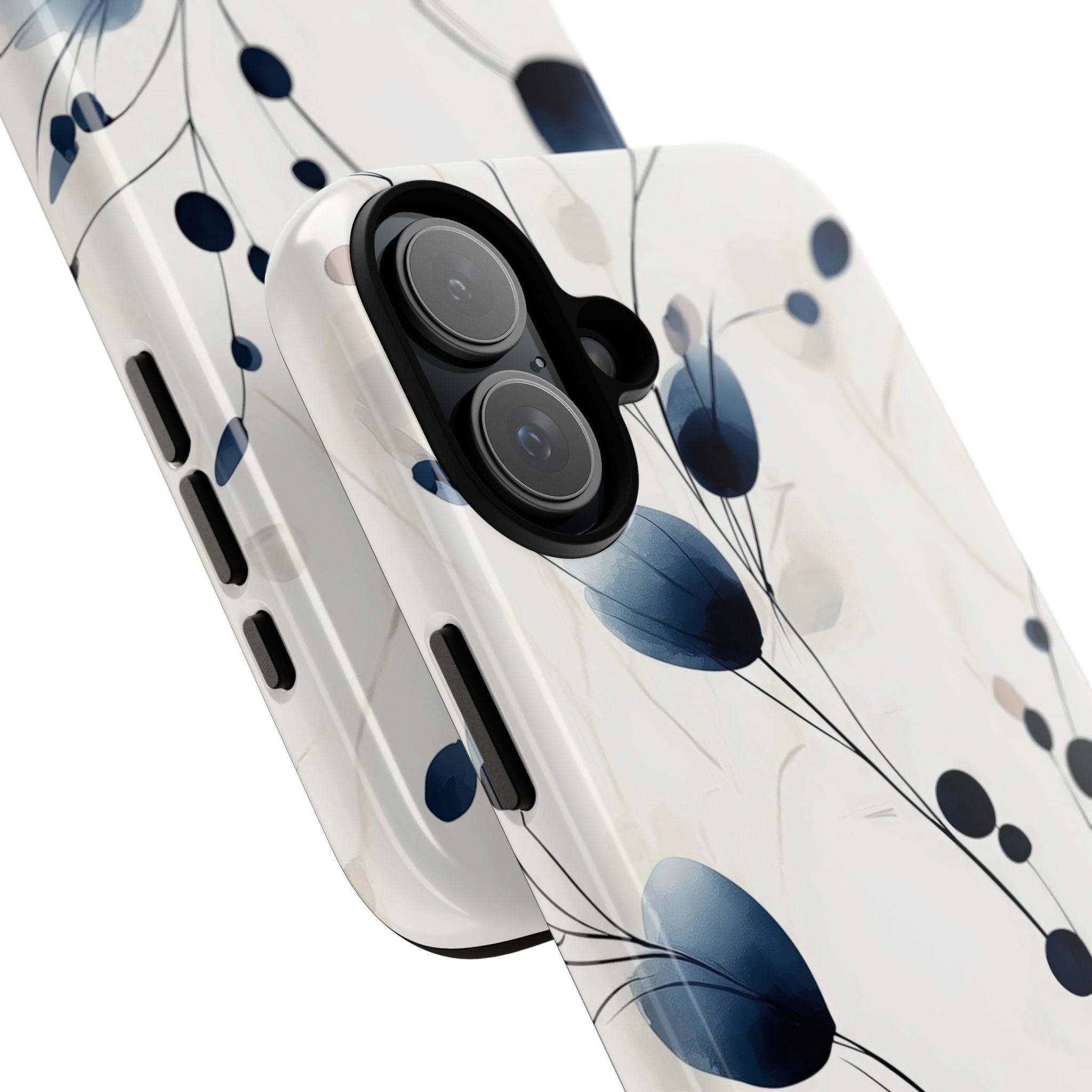 Floral Harmony Blue - iPhone Case