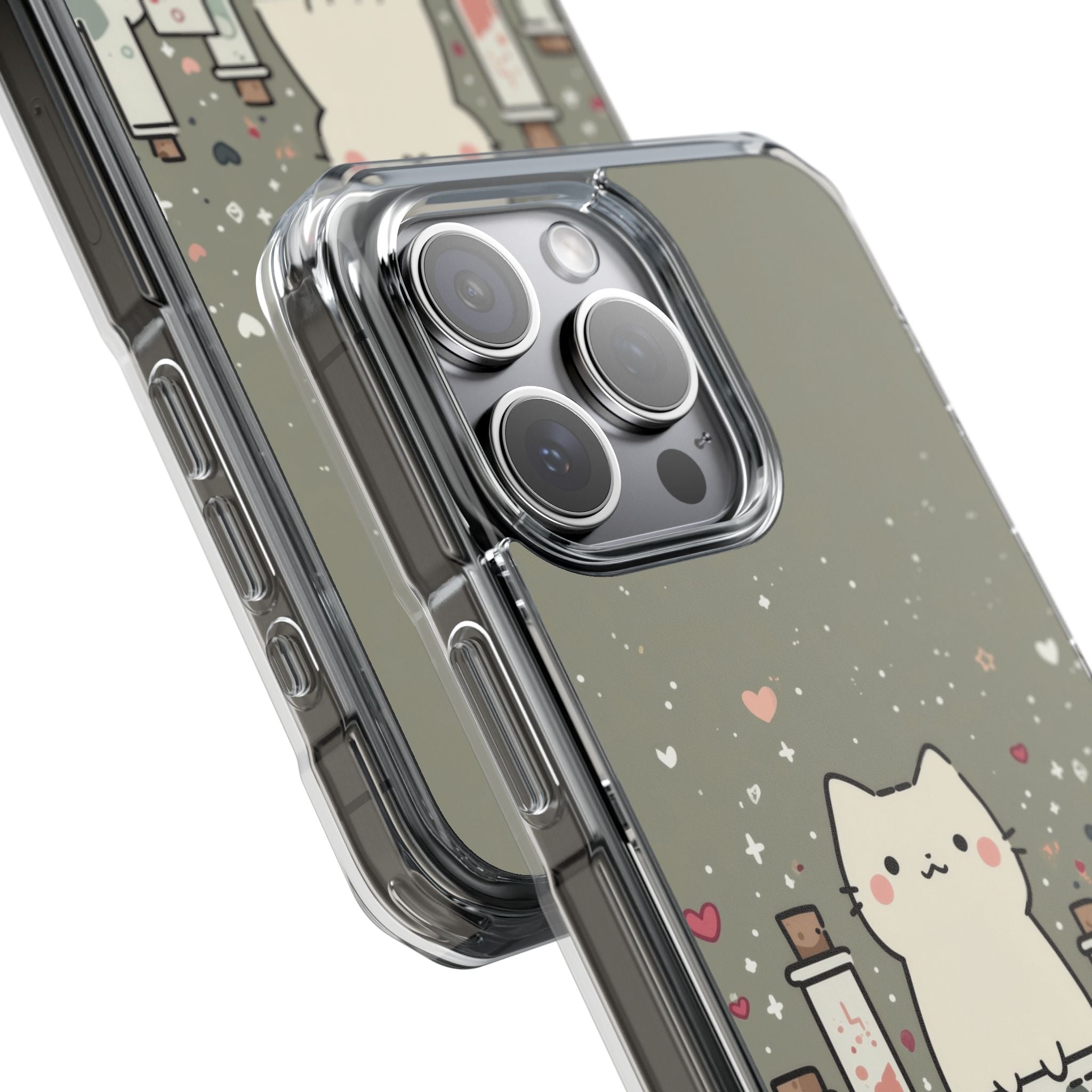 Cat Explores Potions iPhone Case - Impact
